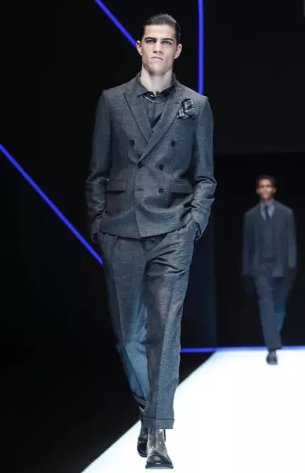 EMPORIO ARMANI MENSWEAR FALL WINTER 2018 MILAN6