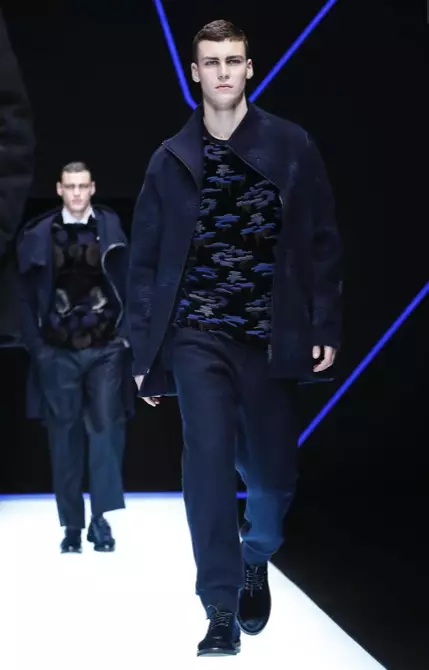 EMPORIO ARMANI HERRENSWEAR HERBST WINTER 2018 MAILAND76