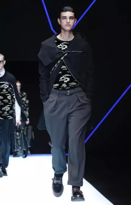 EMPORIO ARMANI HERRENSWEAR HERBST WINTER 2018 MAILAND78