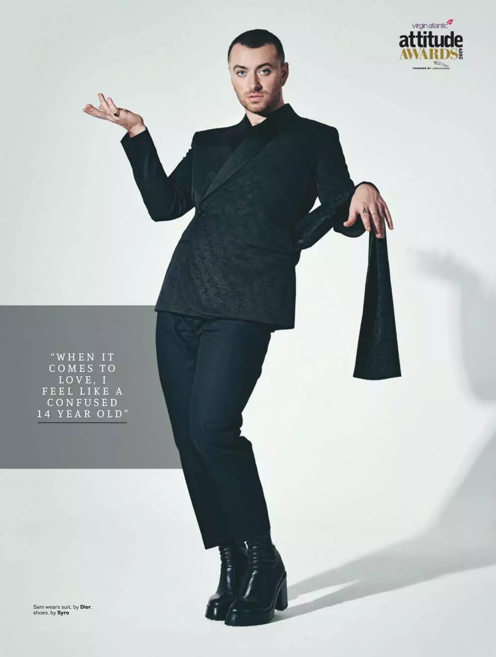 Sam Smith Cover for Attitude Magazine