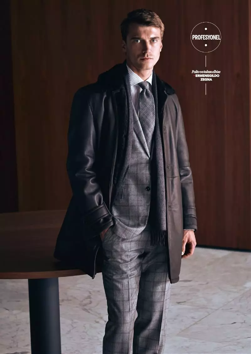 Beymen F/W 15.16 од Корај Биранд. Моделирање на сите комбинации од Clément Chabernaud Супер згоден како и секогаш.