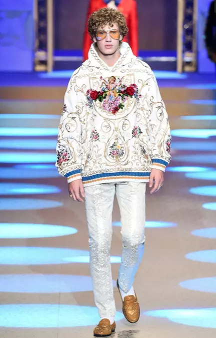 PÁNSKÉ OBLEČENÍ DOLCE & GABBANA PODZIM ZIMA 2018 MILAN100