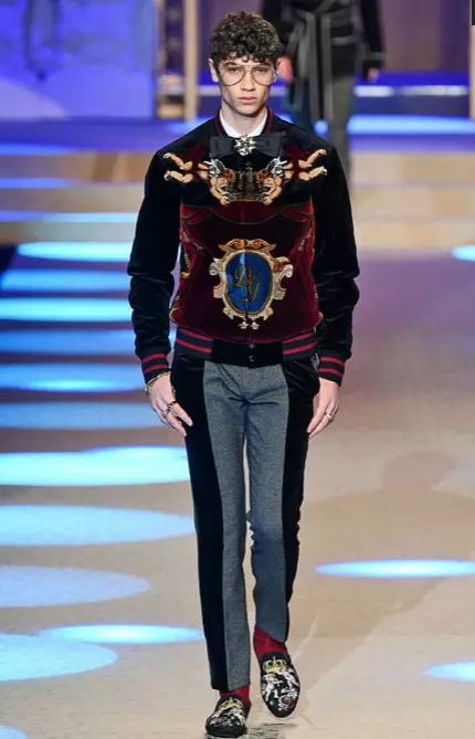 DOLCE & GABBANA HERRETØJ EFTERÅR VINTER 2018 MILAN106