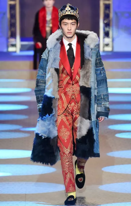 DOLCE & GABBANA HERREKLÆR HØST VINTER 2018 MILAN10