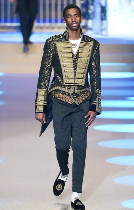 DOLCE & GABBANA MENSWEAR FARUWA 2018 MILAN28