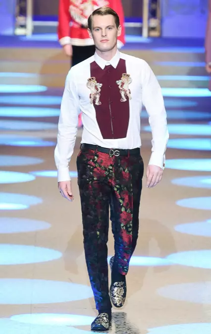 PÁNSKÉ OBLEČENÍ DOLCE & GABBANA PODZIM ZIMA 2018 MILAN41