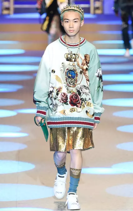 DOLCE & GABBANA MENSWEAR RUDENS ŽIEMA 2018 MILANO51