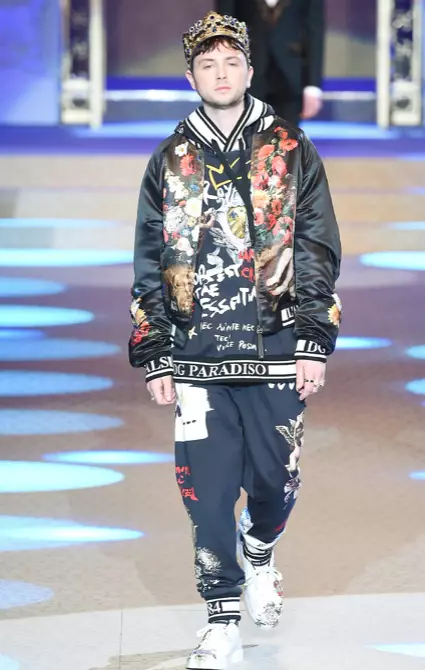 DOLCE & GABBANA MENSWEAR RUDENS ŽIEMA 2018 MILANO55