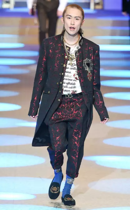 DOLCE & GABBANA MENSWEAR YIMVURA YIMVURA 2018 MILAN69