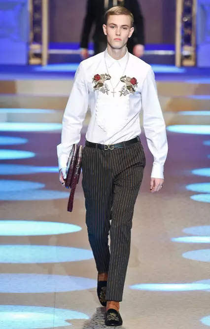 DOLCE & GABBANA FÉRFI RUHA 2018. ŐSZI TÉL MILÁNÓ70