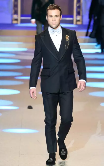 PÁNSKÉ OBLEČENÍ DOLCE & GABBANA PODZIM ZIMA 2018 MILAN75