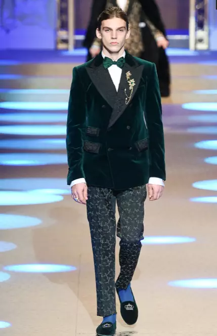 DOLCE & GABBANA HERREKLÆR HØSTVINTER 2018 MILAN76