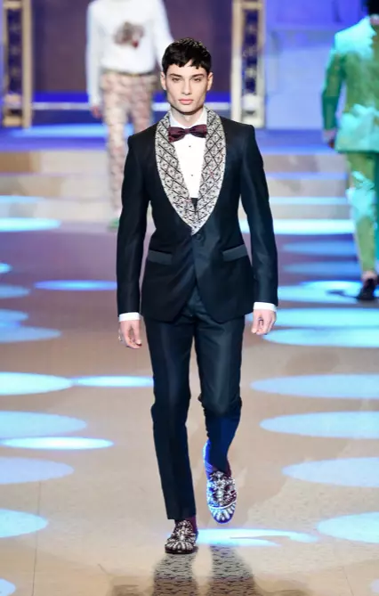 DOLCE & GABBANA MENSWEAR FARUWA 2018 MILAN13