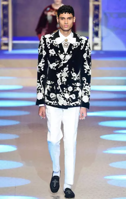 DOLCE & GABBANA MENSWEAR FARUWA 2018 MILAN19