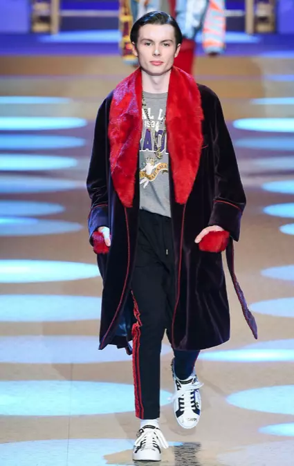 DOLCE & GABBANA MENSWEAR FALL WALLER 2018 MILAN22