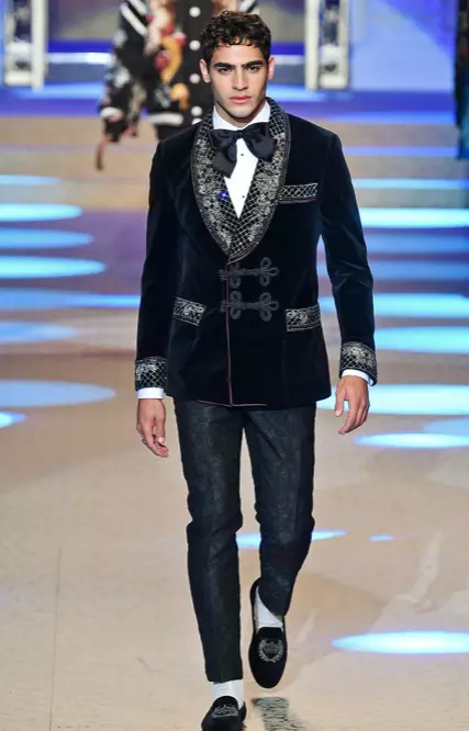 DOLCE & GABBANA HERREKLÆR HØST VINTER 2018 MILAN85