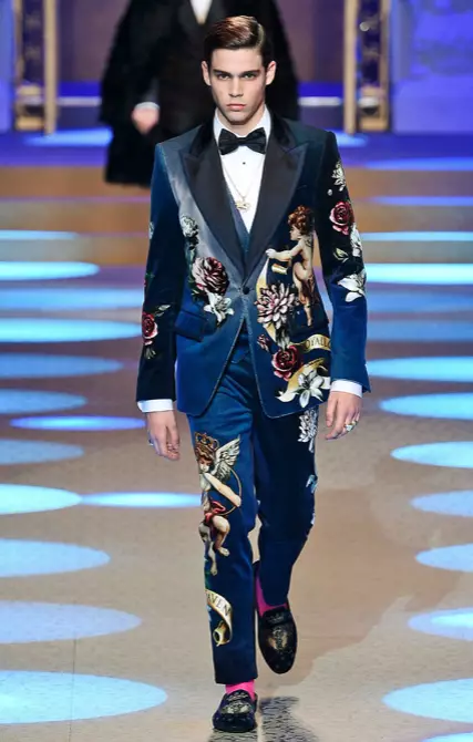 DOLCE & GABBANA ERKAK KIYIMLARI KUZ QIS 2018 MILAN87