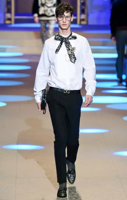 DOLCE & GABBANA HERRETØJ EFTERÅR VINTER 2018 MILAN6