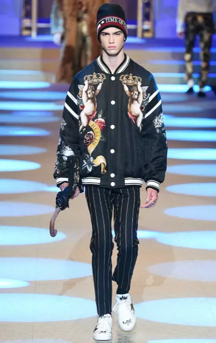 DOLCE & GABBANA HERREKLÆR HØST VINTER 2018 MILAN94