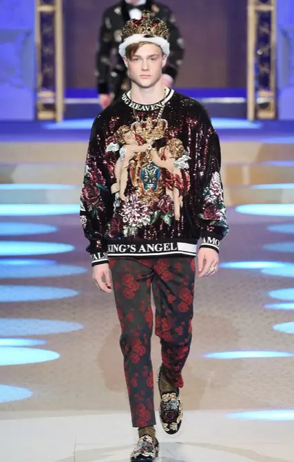 DOLCE & GABBANA HERREKLÆR HØST VINTER 2018 MILAN99