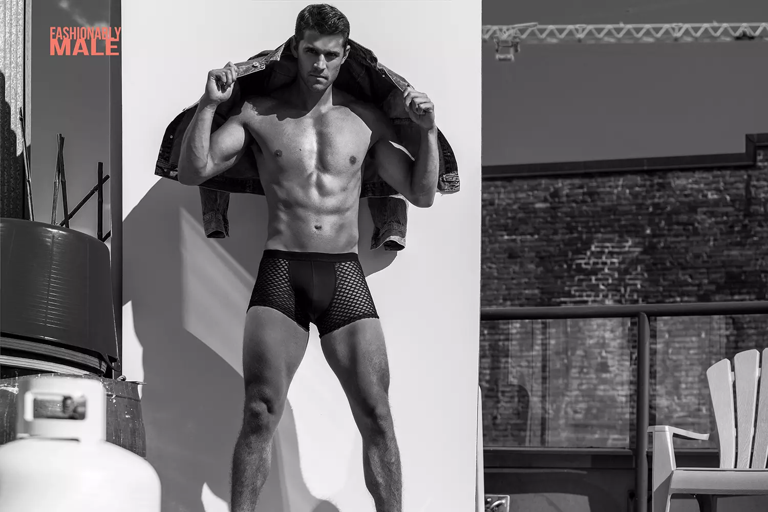 Connor Anthony door Jamie Mann voor Fashionably Male