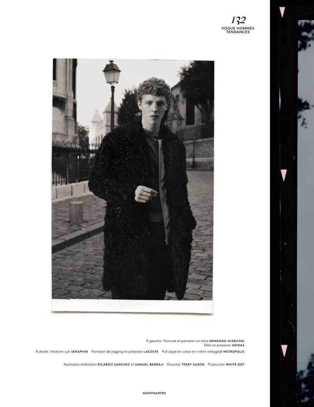 Quand lesは、sportswear et un frisson decoollibèrentl’allureをコード化しています。 「モンマルトル」は、Vogue HommesTrendsセクションF / W 2015-16号で発表され、Mark Peckmezianが撮影し、YliasNacerがスタイリングしました。