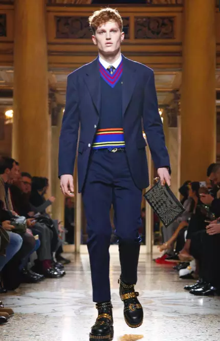 VERSACE uwe mwụda ọdịda oyi 2018 MILAN22