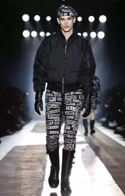 MOSCHINO סתיו חורף 2018 בגדי גברים ונשים מראש MILAN70