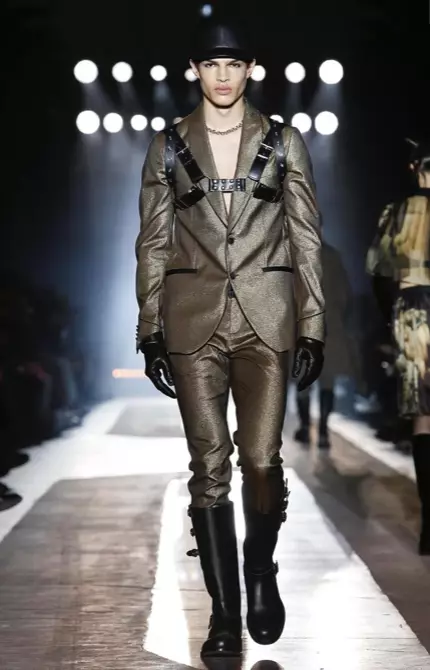 MOSCHINO 2018KO UDAZKEN NEGUA GIZONEZKOA ETA EMAKUMEEN AURREBILKETA MILAN26