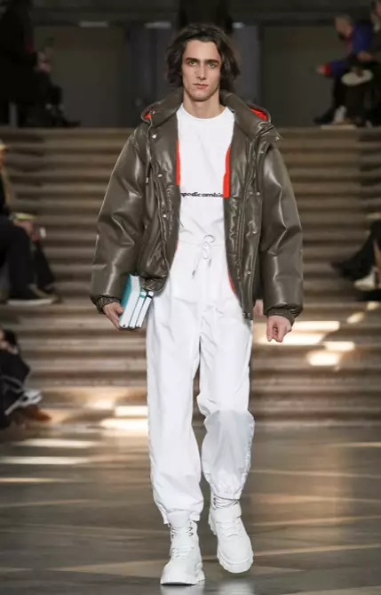 MSGM Menswear ውድቀት ክረምት 2018 MILAN13