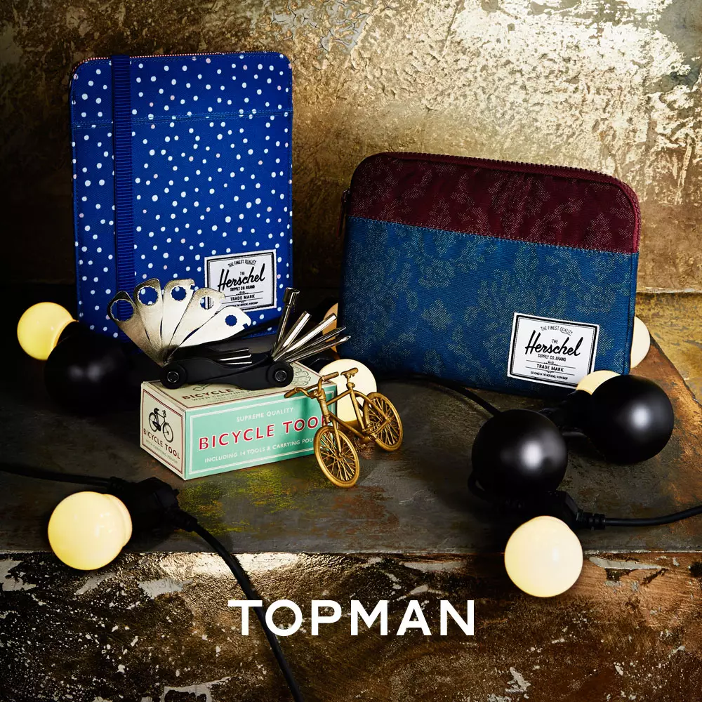 AW14 Topman የገና ዘመቻ - አሁንም ሕይወት ፎቶግራፊ