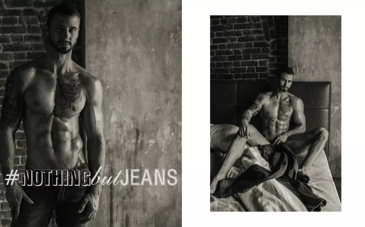 Seria #NothingButJeans autorstwa Serge'a Lee z udziałem Vladimira Zloya Kaa