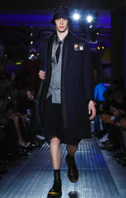 PRADA ERKAK KIYIMLARI KUZ QISHI 2018 MILAN43