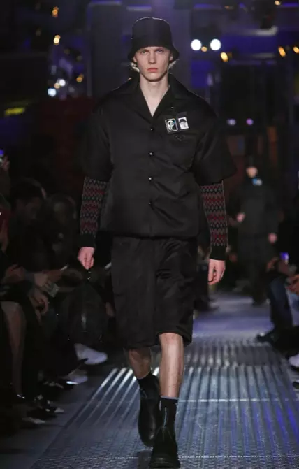 PRADA UOMO AUTUNNO INVERNO 2018 MILANO37