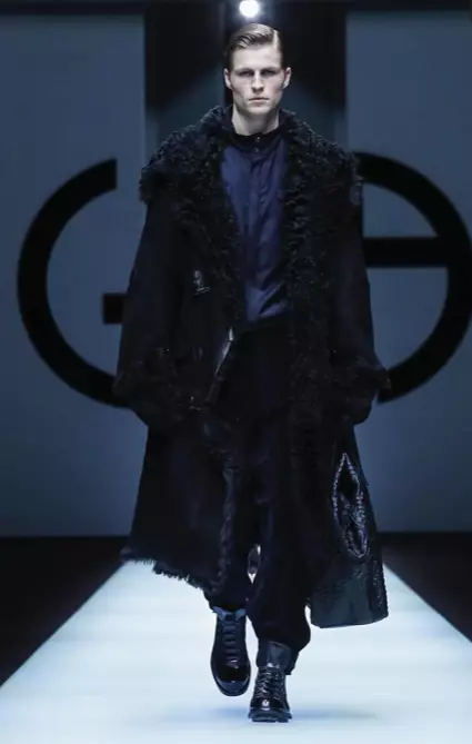 GIORGIO ARMANI MENSWEAR AŬTUNO VINTRO 2018 MILANO17