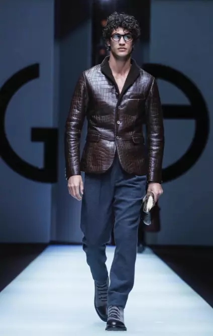 GIORGIO ARMANI MENSWEAR FALL RINDRAIN 2018 MILAN21