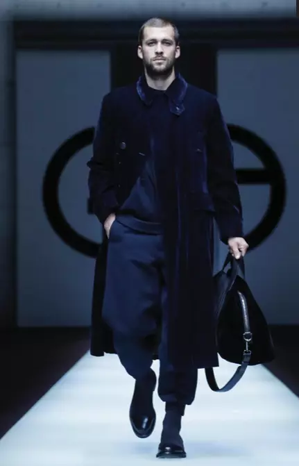 PÁNSKÉ OBLEČENÍ GIORGIO ARMANI PODZIM ZIMA 2018 MILAN1