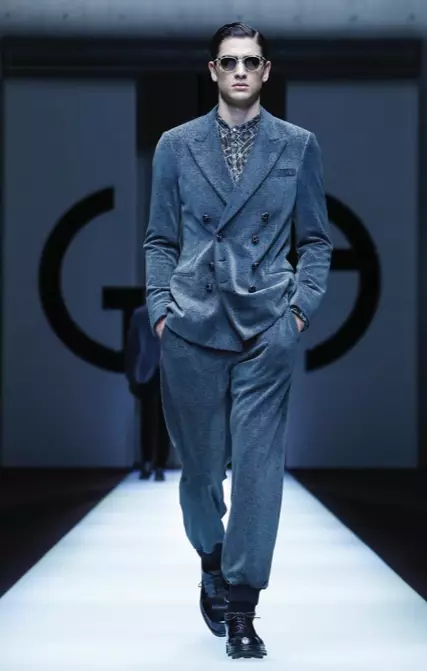 2018 ဆောင်းရာသီ MILAN38 တွင် GIORGIO ARMANI MENSWEAR