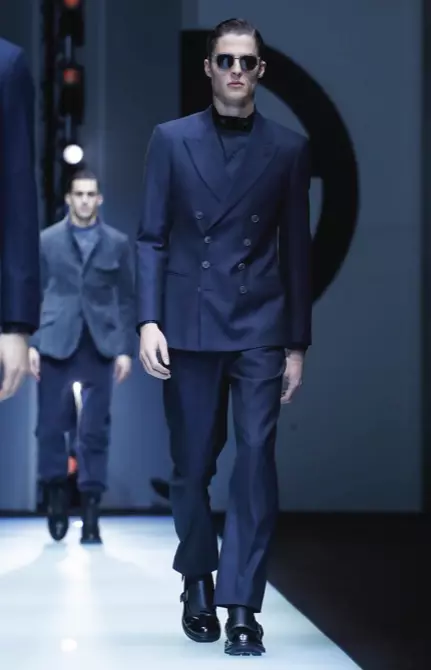 GIORGIO ARMANI MENSWEAR AŬTUNO VINTRO 2018 MILANO6