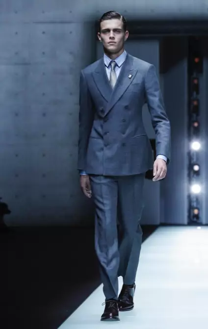 GIORGIO ARMANI MENSWEAR AŬTUNO VINTRO 2018 MILANO69