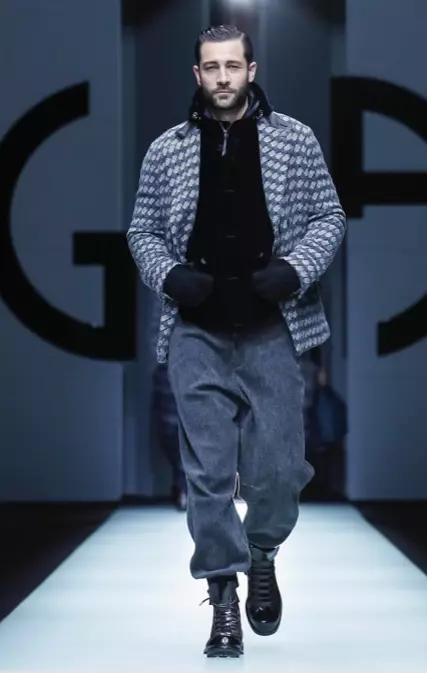 GIORGIO ARMANI MENSWEAR AŬTUNO VINTRO 2018 MILANO77