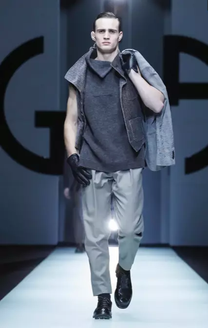 GIORGIO ARMANI BĂRBAȚI TOAMNĂ IARNA 2018 MILAN86