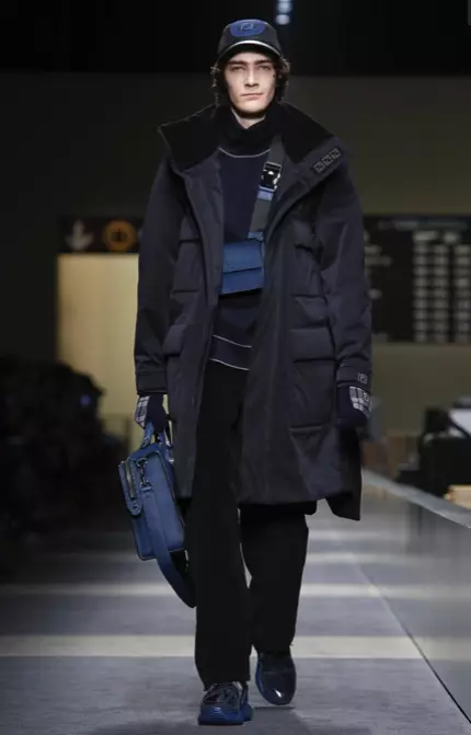 FENDI MENSWEAR האַרבסט ווינטער 2018 מילאַן14