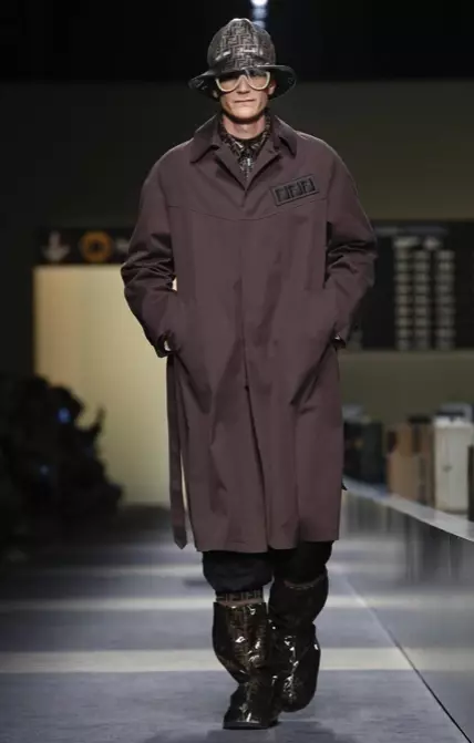 FENDI MENSWEAR ọdịda oyi 2018 MILAN32