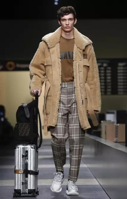 FENDI MENSWEAR isubu igba otutu 2018 MILAN37