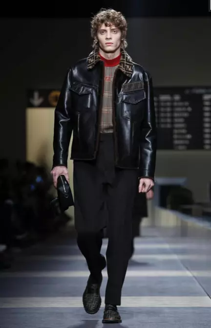 FENDI MENSWEAR ỤBỌRỤ Oyiyi 2018 MILAN18