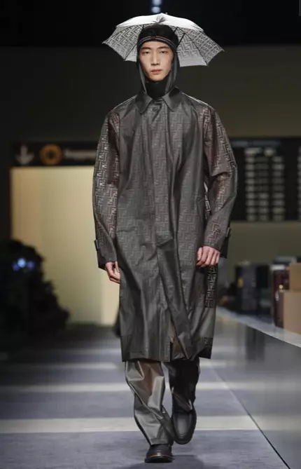 FENDI MENSWEAR isubu igba otutu 2018 MILAN6