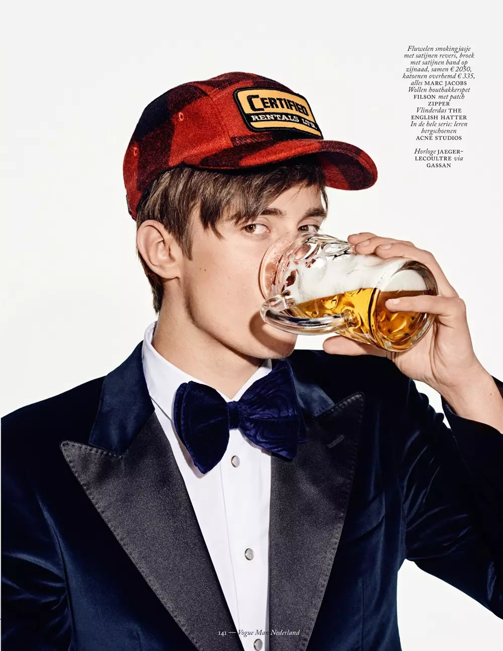 Vogue Man Pays-Bas F/W 15 Photographe : Marc de Groot Styliste : Davide Brambilla