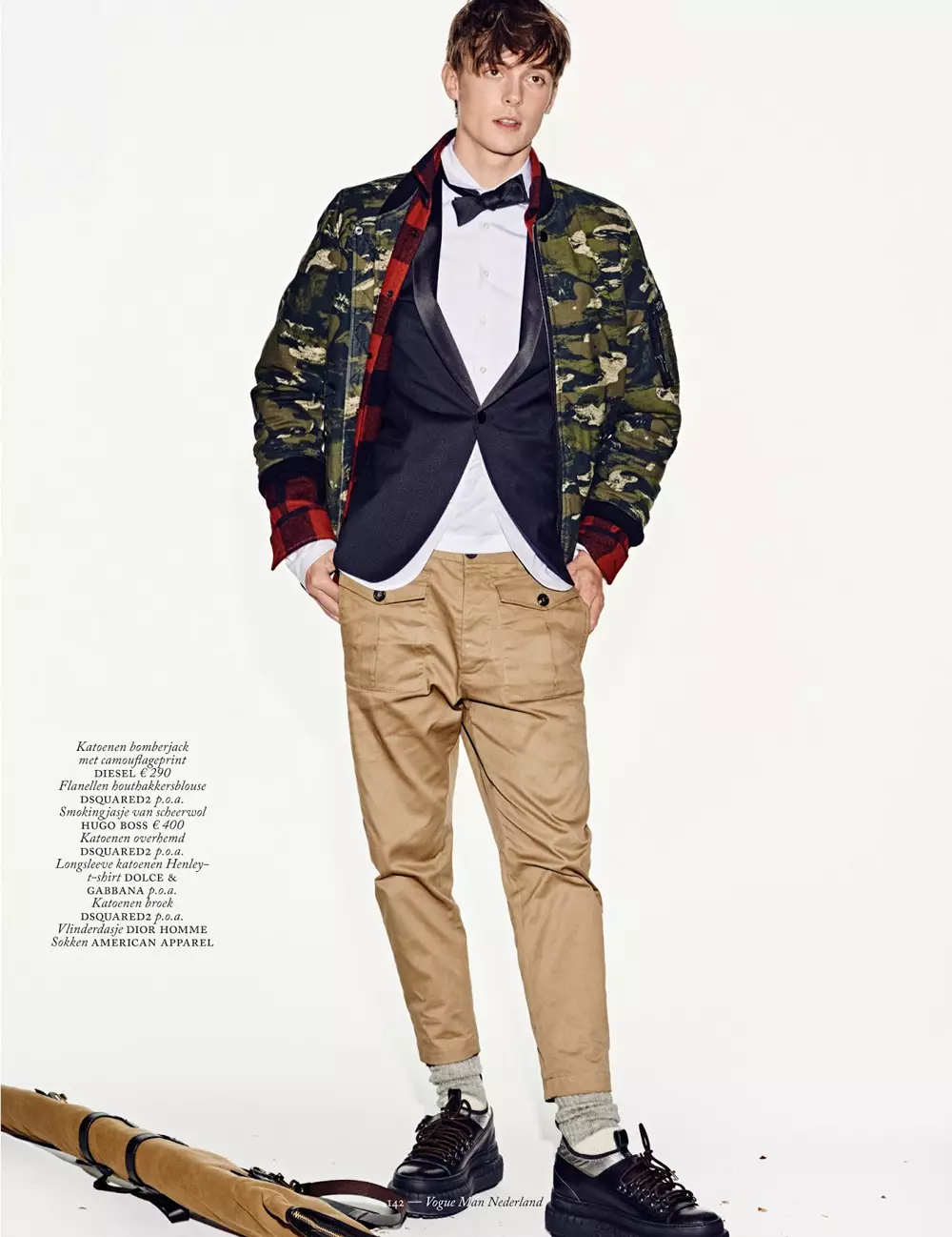 Vogue Man Holandia F/W 15 Fotograf: Marc de Groot Stylista: Davide Brambilla