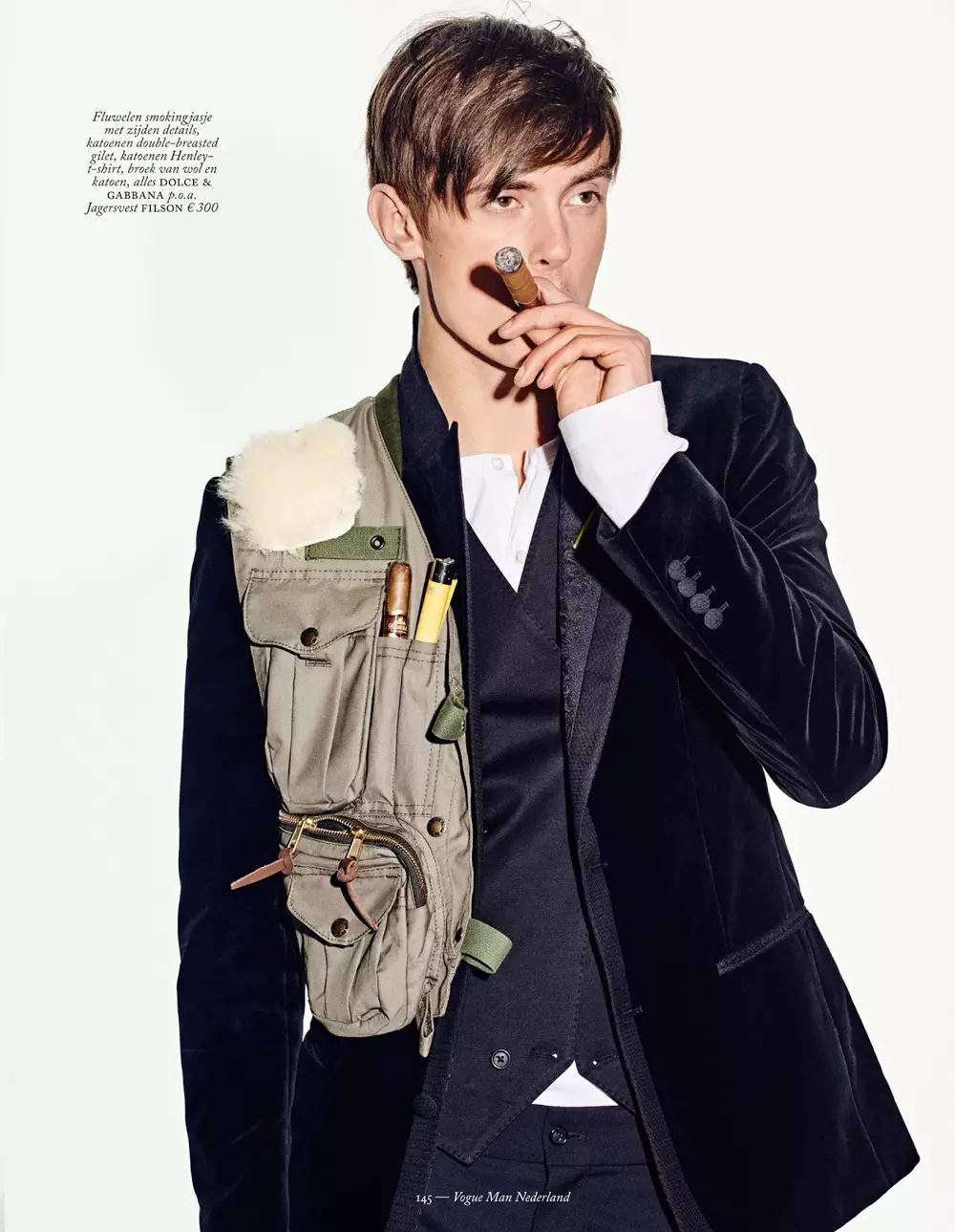 Vogue Man Netherlands F/W 15 Fotoqraf: Marc de Groot Stilist: Davide Brambilla